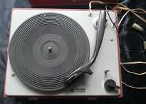gramofon popularny (adapter) ASTER G-270w UNITRA FONICA, PRL, vintage