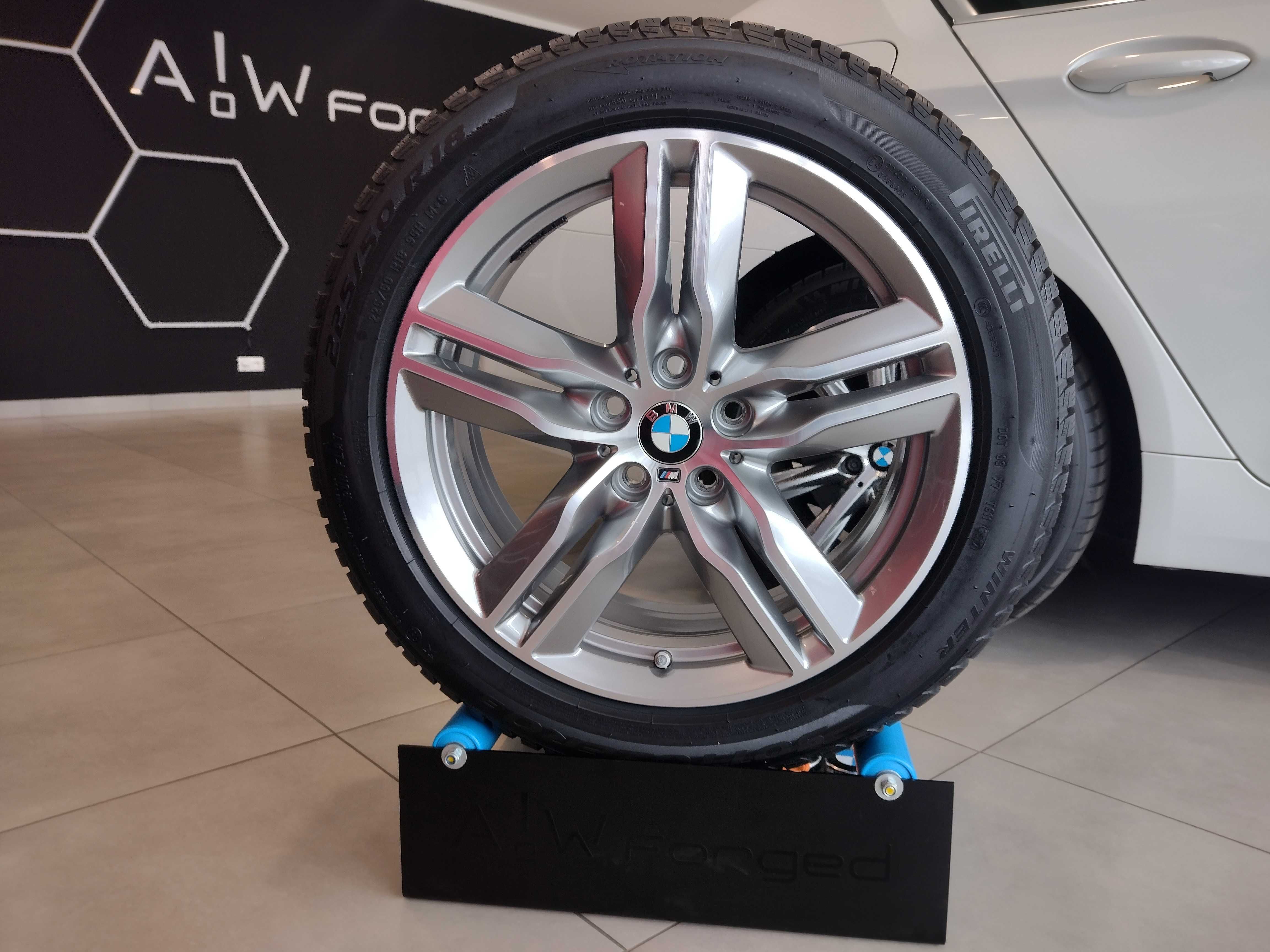 Całe koła Felgi OEM 18" BMW X1 F48 X2 F39  STYL 570M 225/50r18 ZIMA