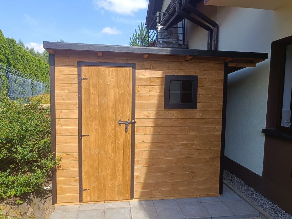 Domek narzędziowy, domek ogrodowy, szopka drewniana