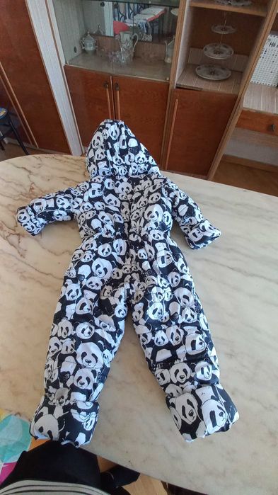 Дитячий зимовий комбінезон панда