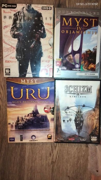 Gry PC klasyka 4 sztuki
