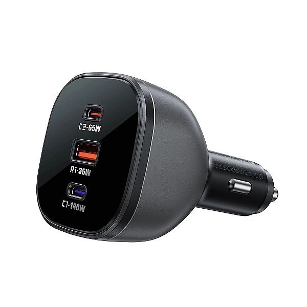 Ładowarka Acefast B14 samochodowa 165w 2x Usb-c 1x Usb-a - czarna