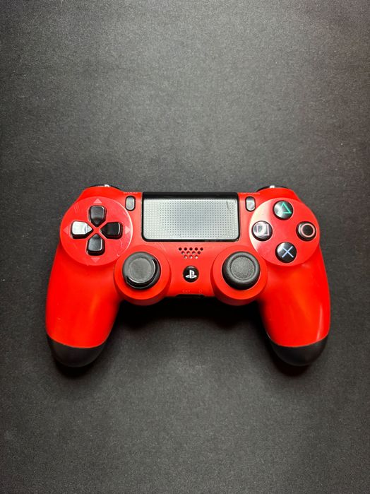 Pad do PlayStation 4, czerwony, red