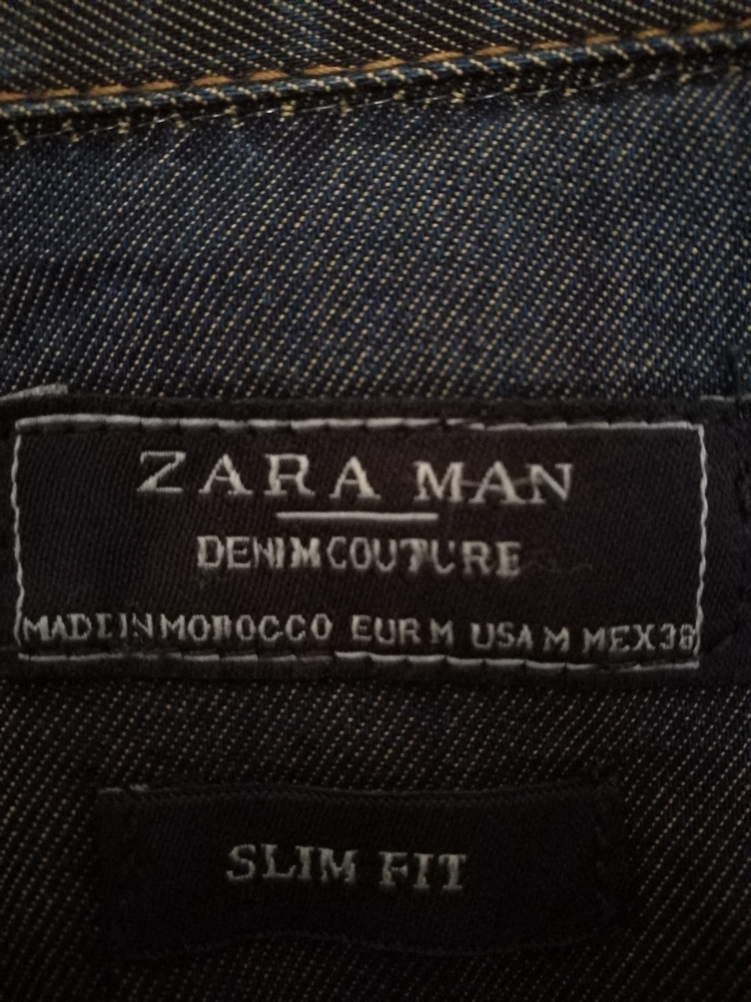 Koszula jeansowa Zara slim