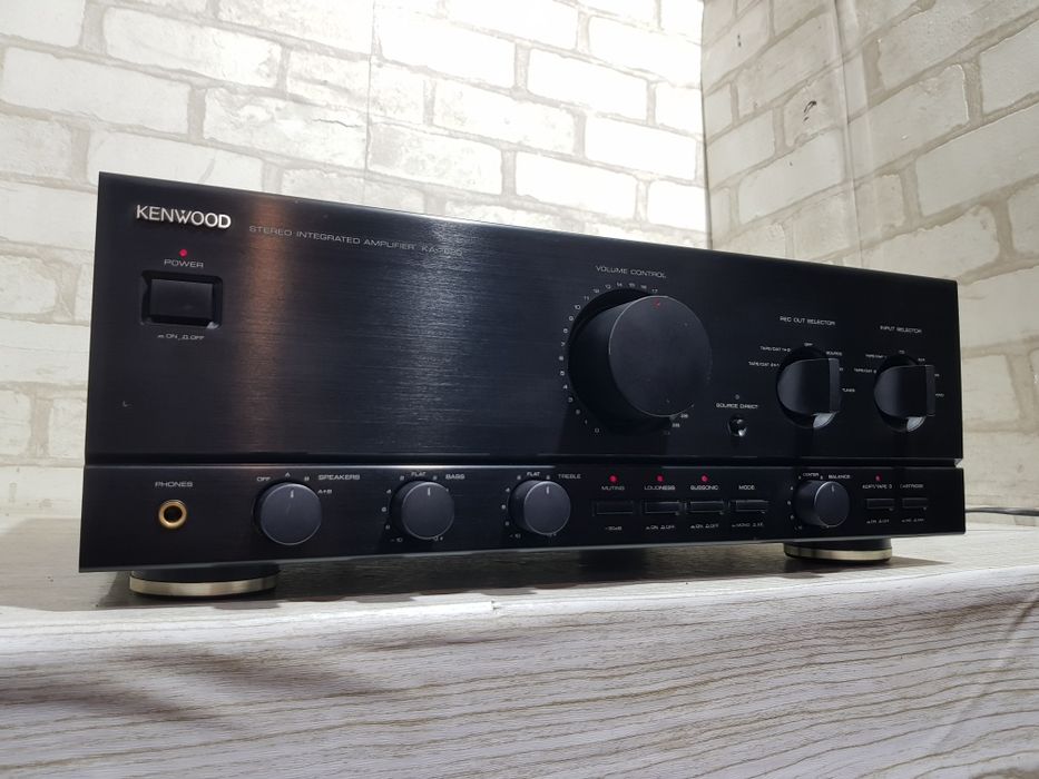 16 кг! Hi-Fi Стерео підсилювач KENWOOD KA-7020, *2x175 Вт, б/у з Німеч