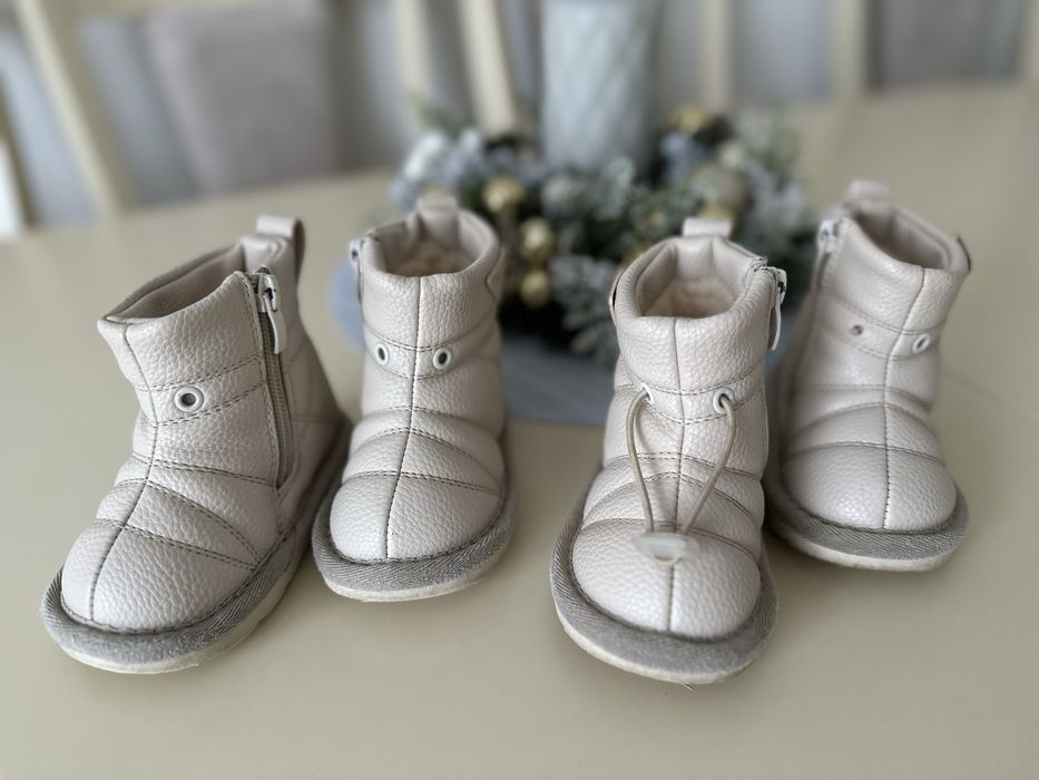 Зимове взуття 19р-12см/шапка zara