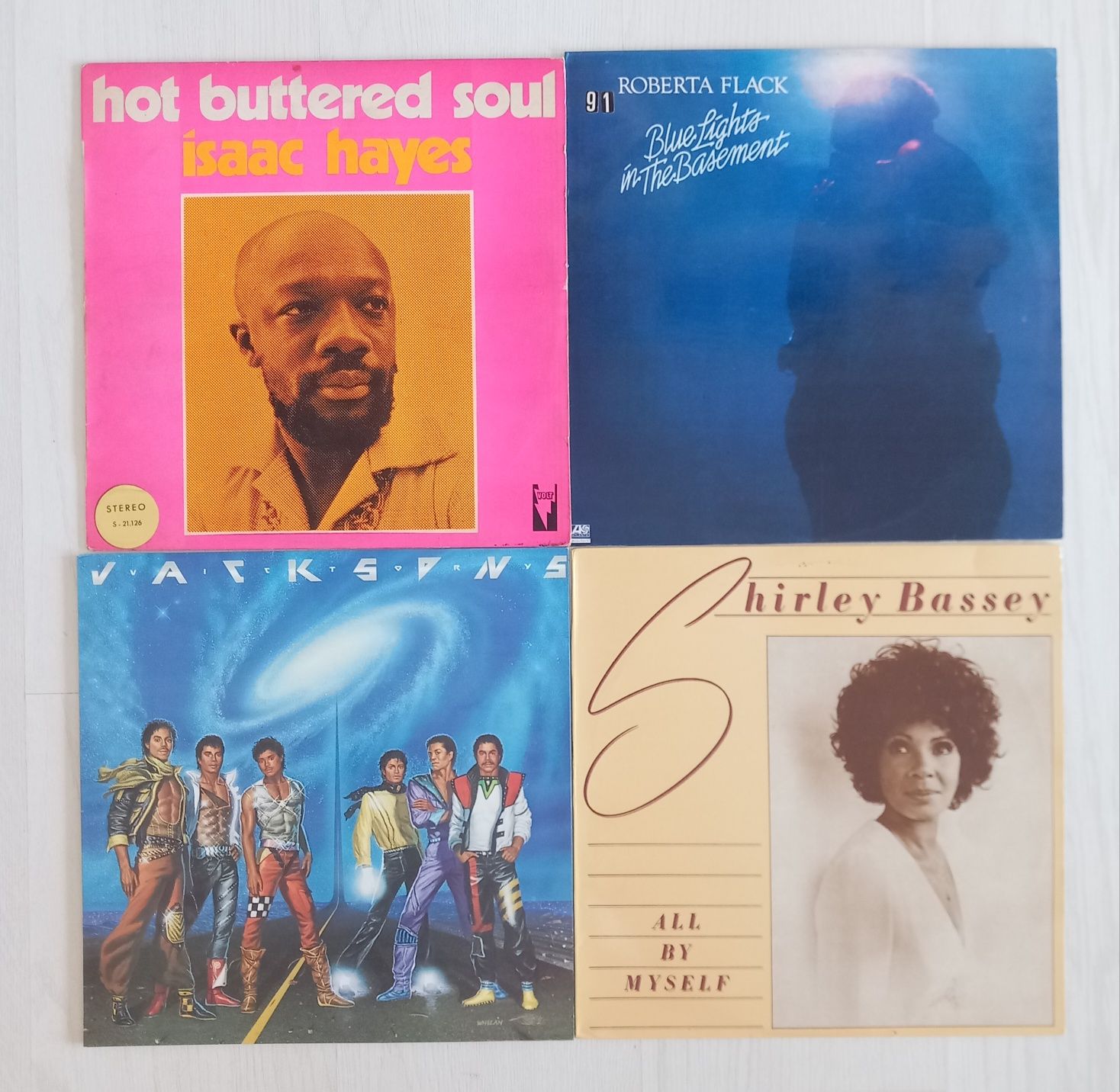 Discos vinil Aretha  Billy Preston Isaac Hayes G Benson R Flack Stevie