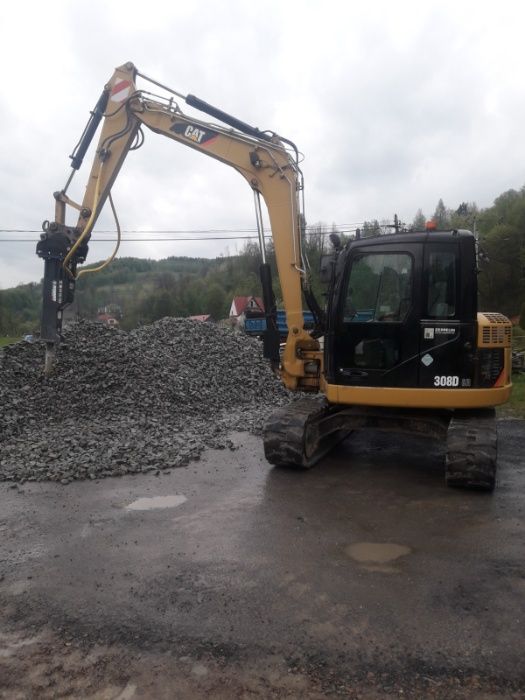 Usługi koparka, koparko-ładowarka, roboty ziemne, wykopy, wyburzenia