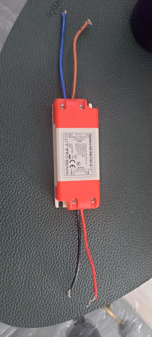 Zasilacz do led 15w/12v ip20