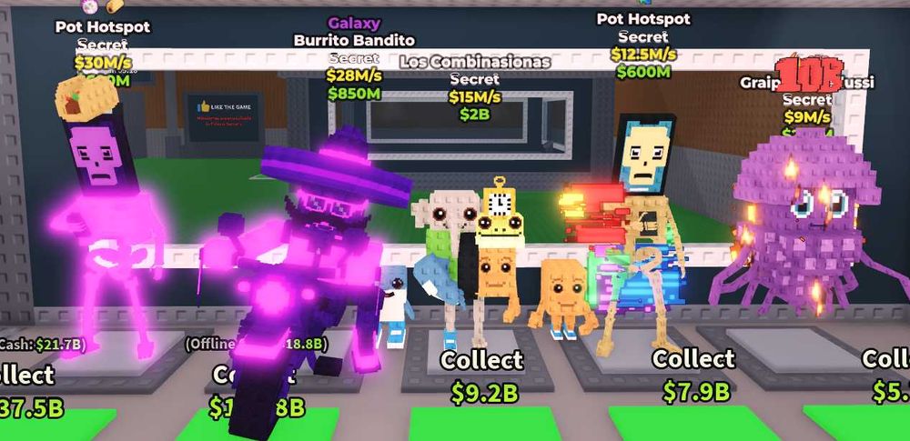 продаж браинротов в игре Steal a Brainrot