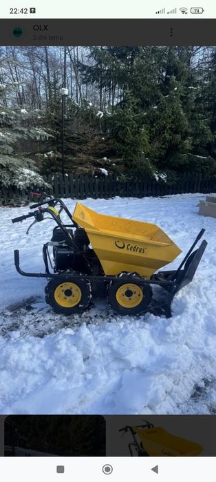 Taczki Spalinowe Wozidło Cedrus