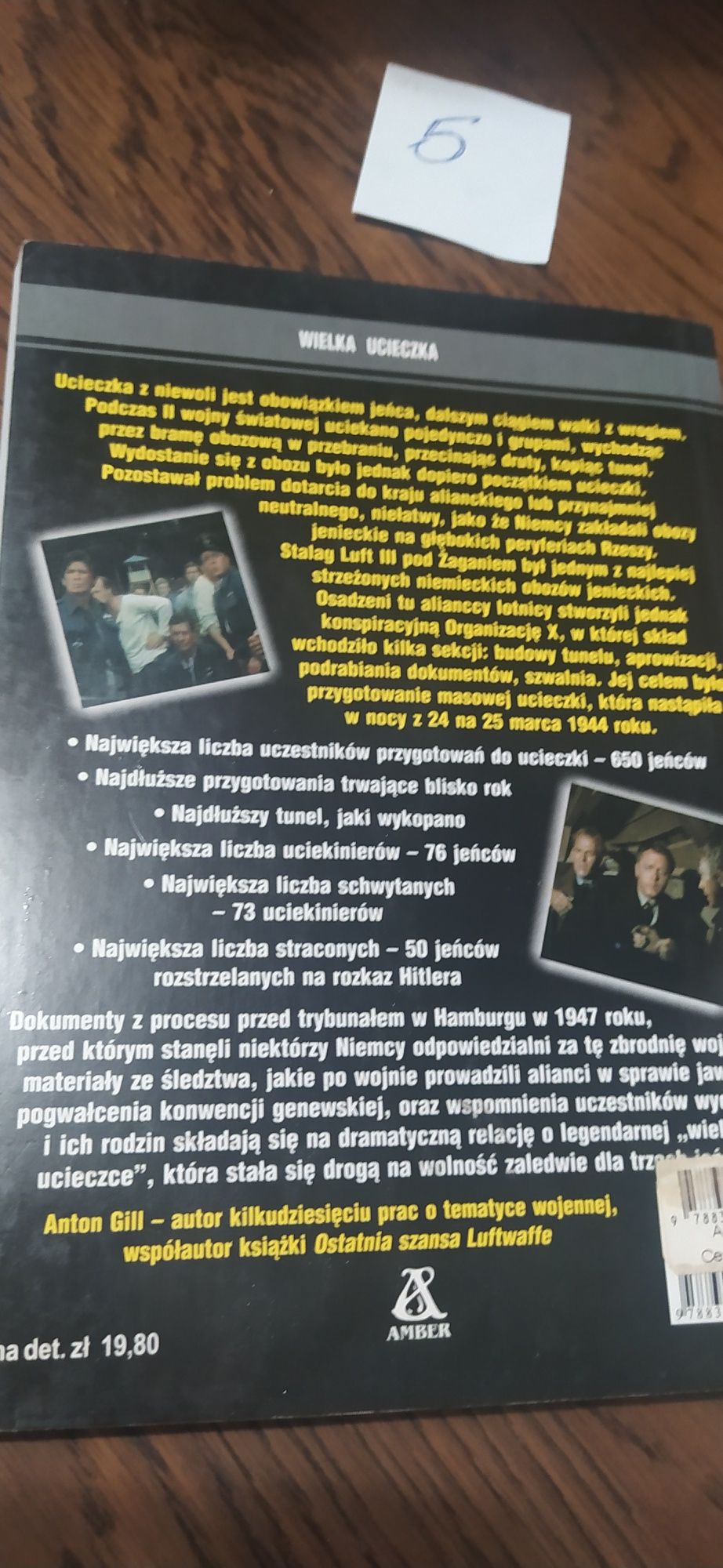 Wielka Ucieczka Anton Gill