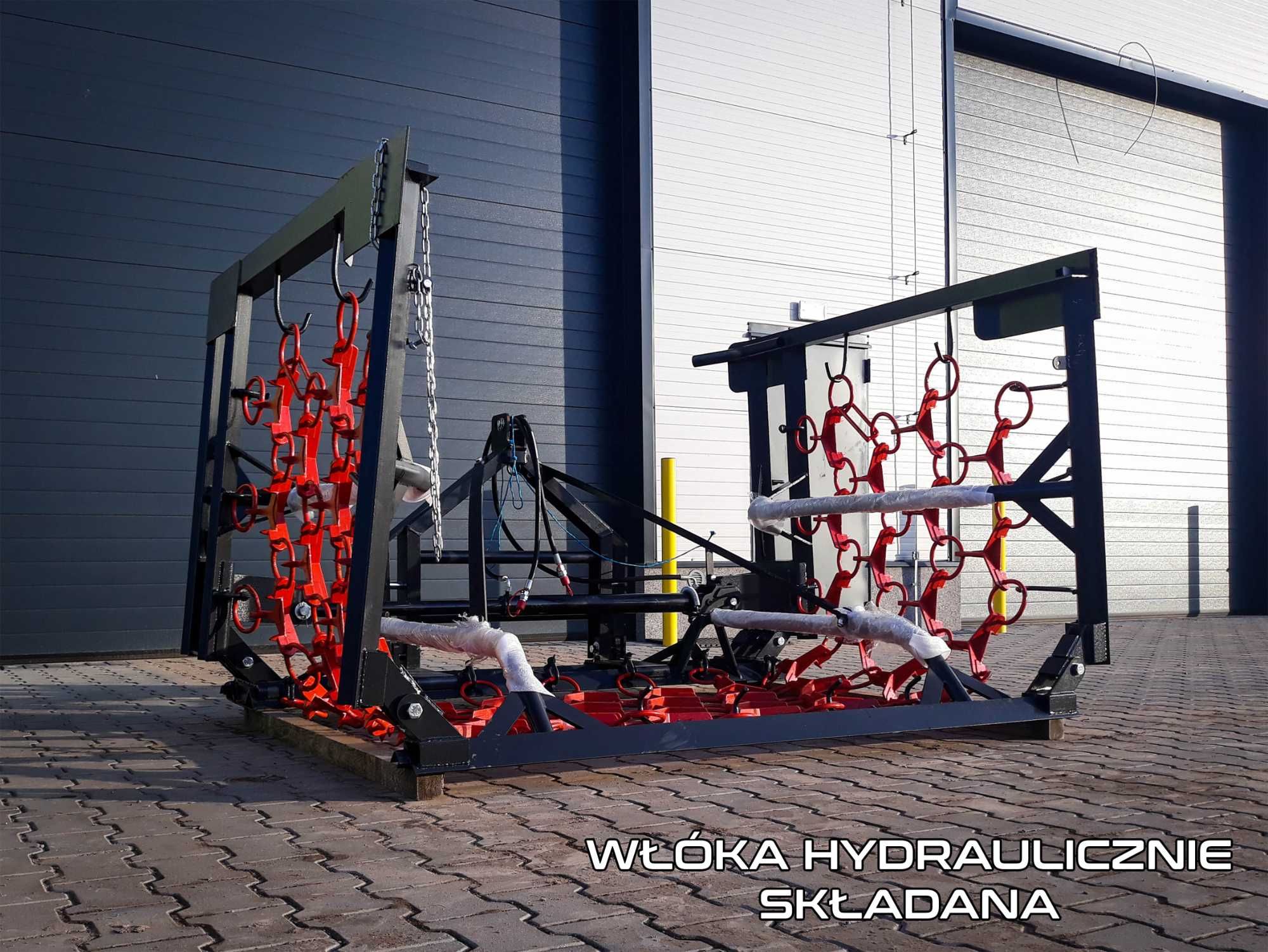 Nowa włóka łąkowo polowa HYDRAULCZNA brona 3m 4m 5m 6m 8m Dostawa Raty