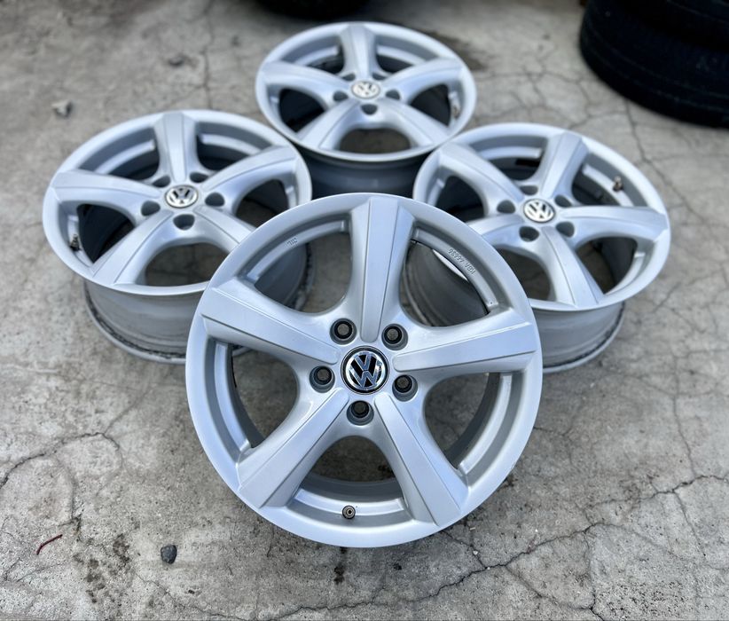 Диски легкосплавні 5х112 r16 Passat B5 B6 Golf Cadyy T4 Skoda A5 Yeti