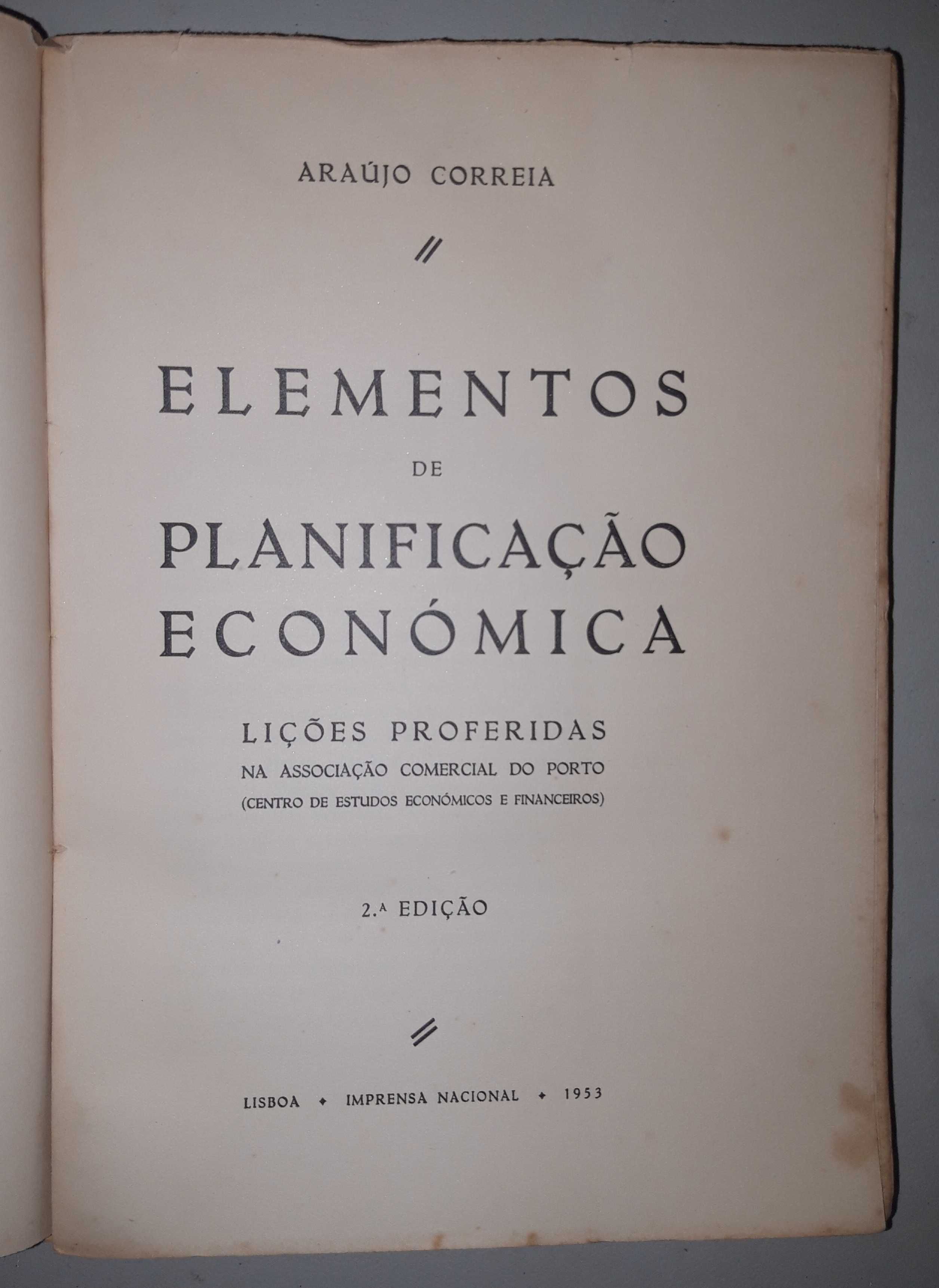 Livro Ref Par 2 - Araújo Correia - Elementos de Planificação Económica