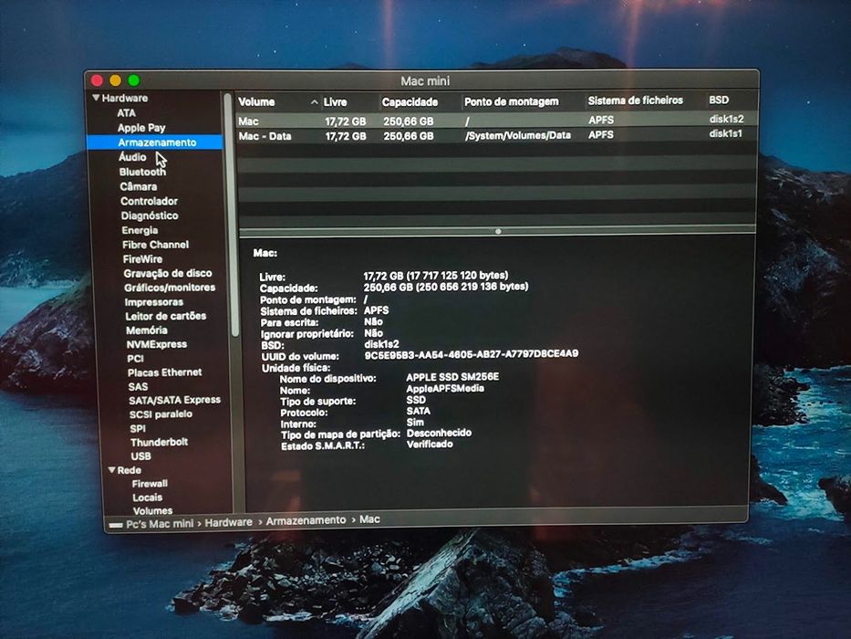 Mac mini i5 2,5GHz dual core 10Gb RAM, 256Gb SSD