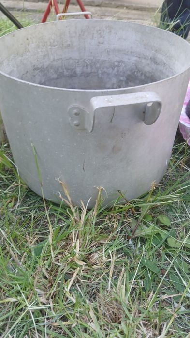 Garnek aluminiowy PRL