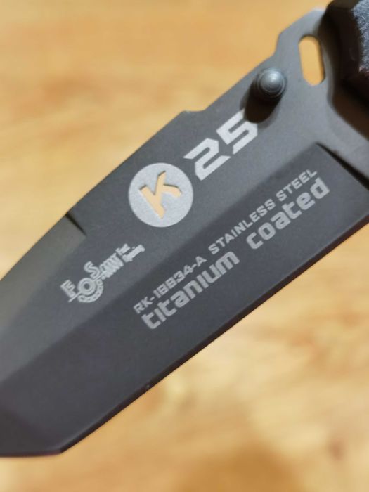 Nóż ratowniczy sprężynowy 3/7Cr17Mov