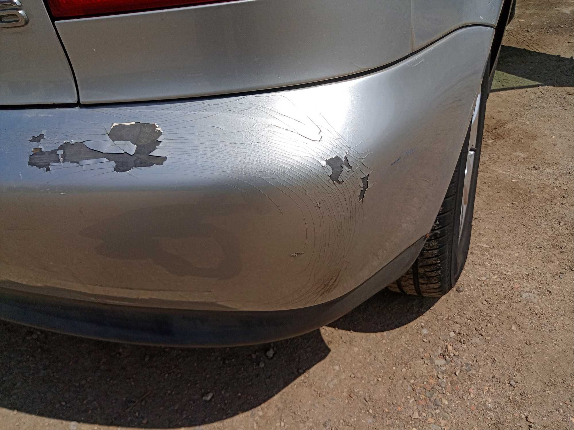 AUDI A3 8l ly7w zderzak tył tyl srebrny kompletny tylny dokładka