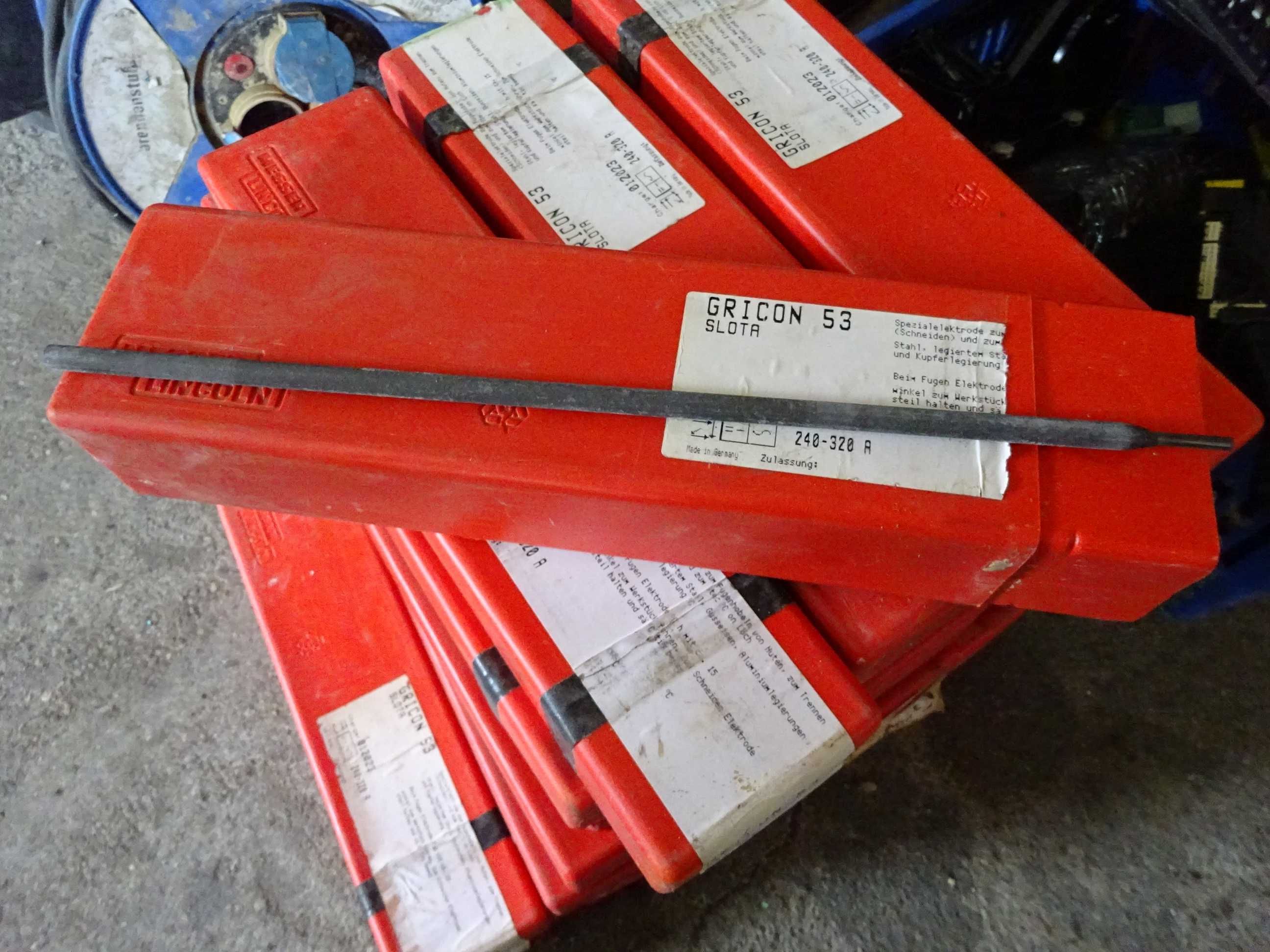 Elektroda Elektrody spawalnicze Lincoln Gricon 53 Slota 4.0x350 3kg