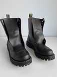Buty GLANY rozmiar 45, czarny mat, 10-dziurek, Steel 105-106/O/CR.B