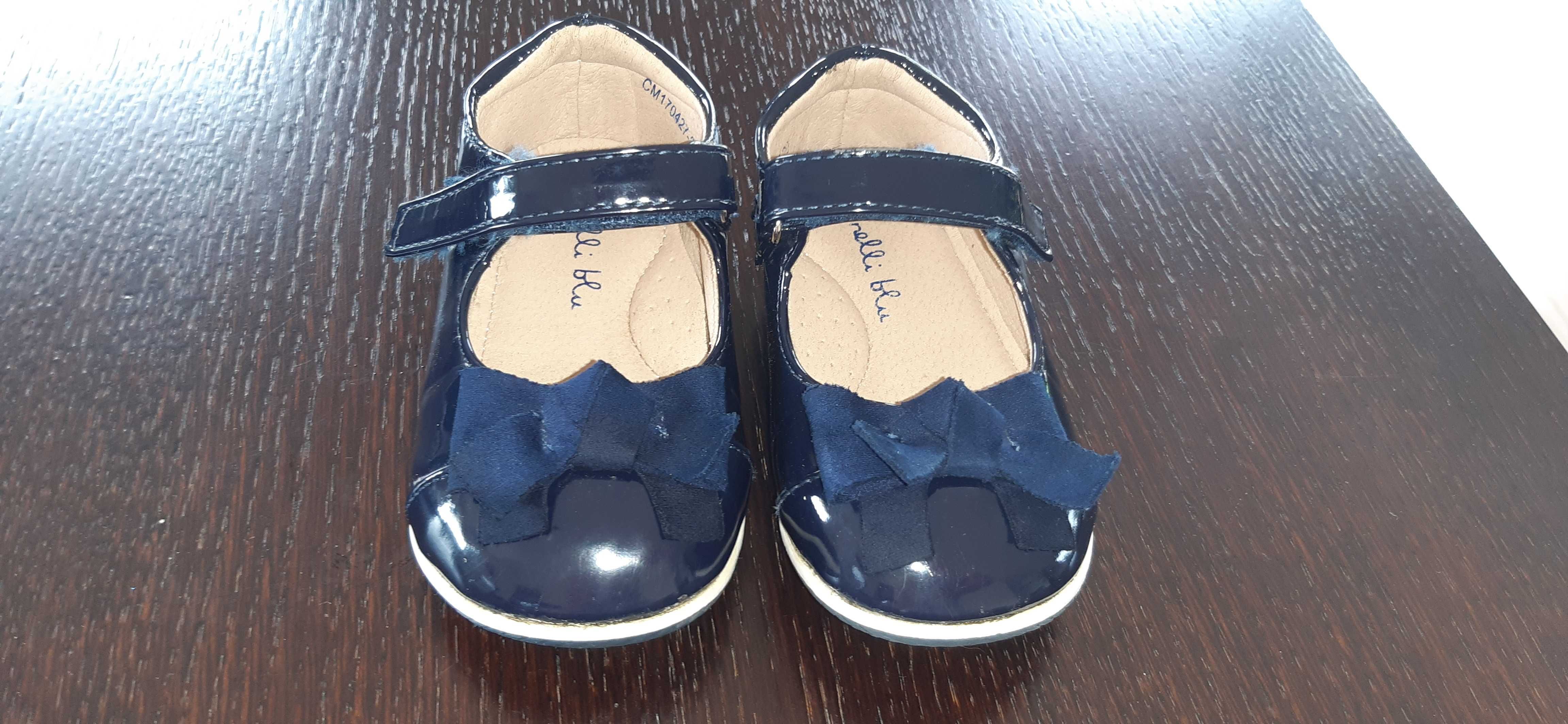 Buty, półbuty nelli blu 22 eleganckie lakierki