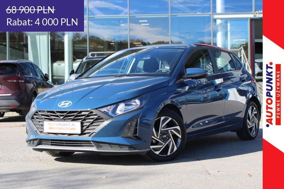 Hyundai i20 Modern 1.2 MPI, 2024r. salon PL* gwarancja* Carplay* Virtual* Kamera*