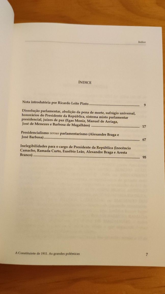 A constituinte de 1911 - as grandes polémicas