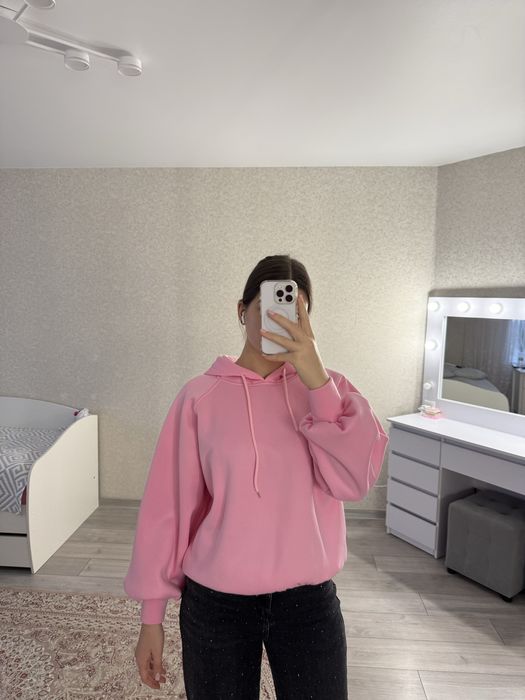 Худі жіноче рожеве тепле