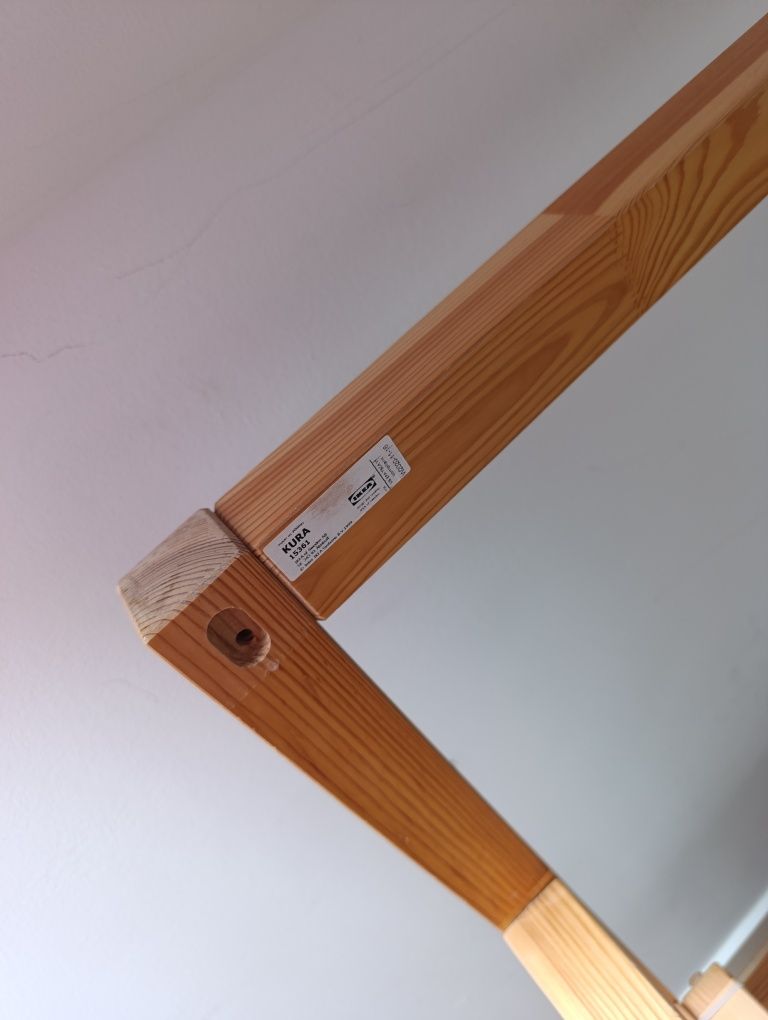 Kura łóżko piętrowe  Ikea 90x200