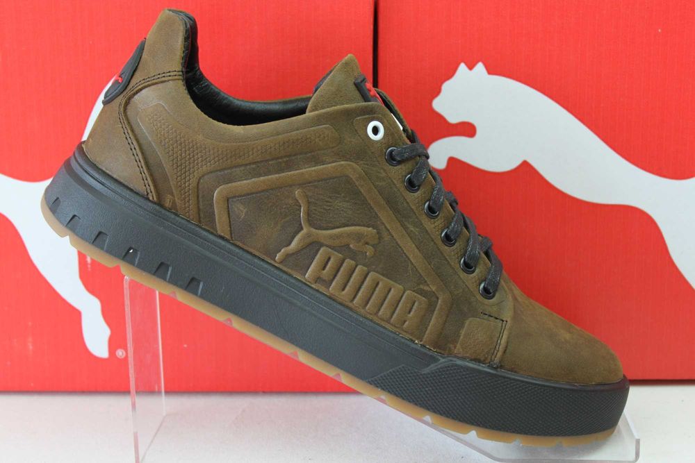 PUMA - кеды - кроссовки - кросівки из натуральной кожи (код:18-10кор.)