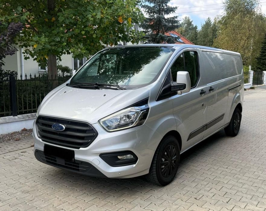 Ford Transit Custom  Long-131Ps-Skrzydełka-Webasto-BiXenon-Fv23%-1Wł-Kamera