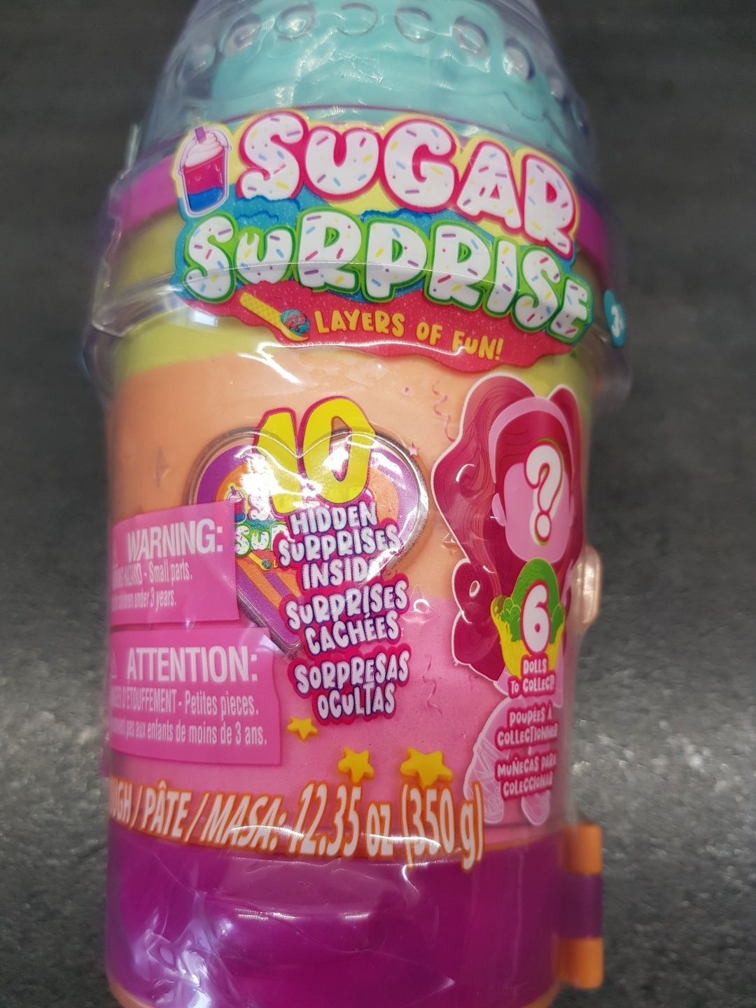 Sugar Suprise Lalka niespodzianka z masą plastyczną i akcesoriami