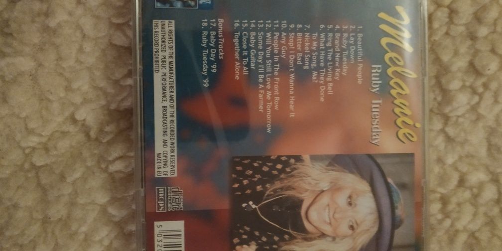 Oryg CD nowa w folii Melanie Ruby Tuesday Greatest hits