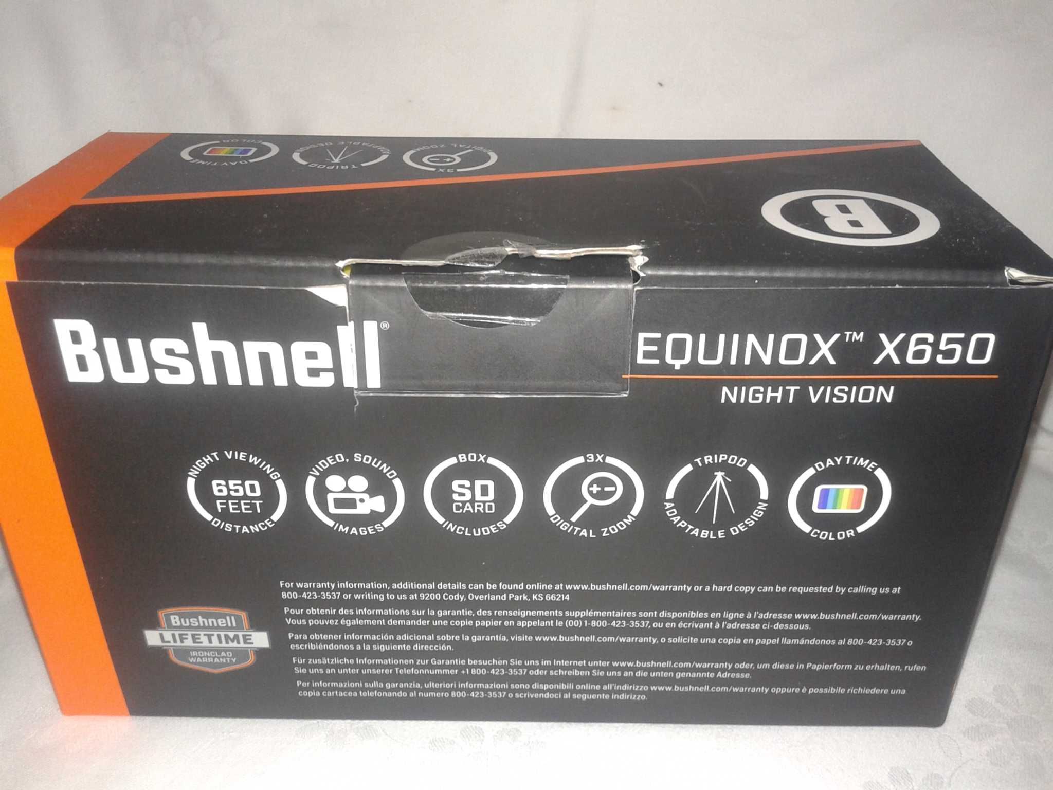 nowy noktowizor BUSHNELL EQUINOX X650 + akcesoria