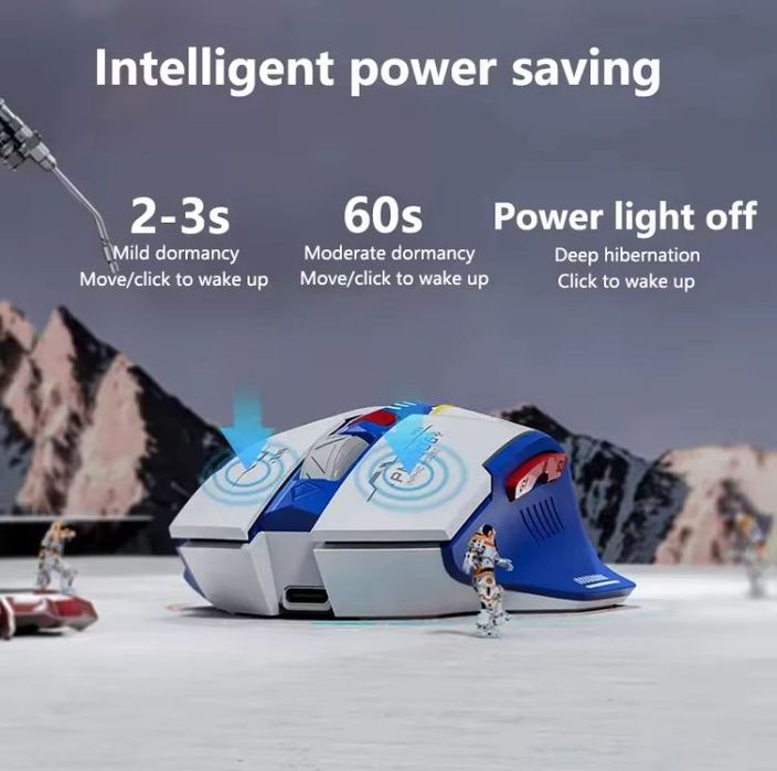 Мышка игровая аккумуляторная беспроводная INPHIC F9