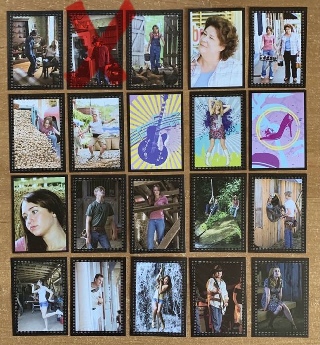 Naklejki do albumu „Hannah Montana: The movie” Panini