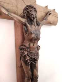 Duży krzyż drewniany 70 cm