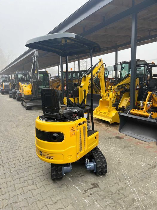 Minikoparka Gunter Grossmann GG850. Silnik KUBOTA .