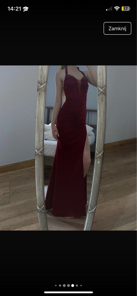 Sukienka elegancka wieczorowa