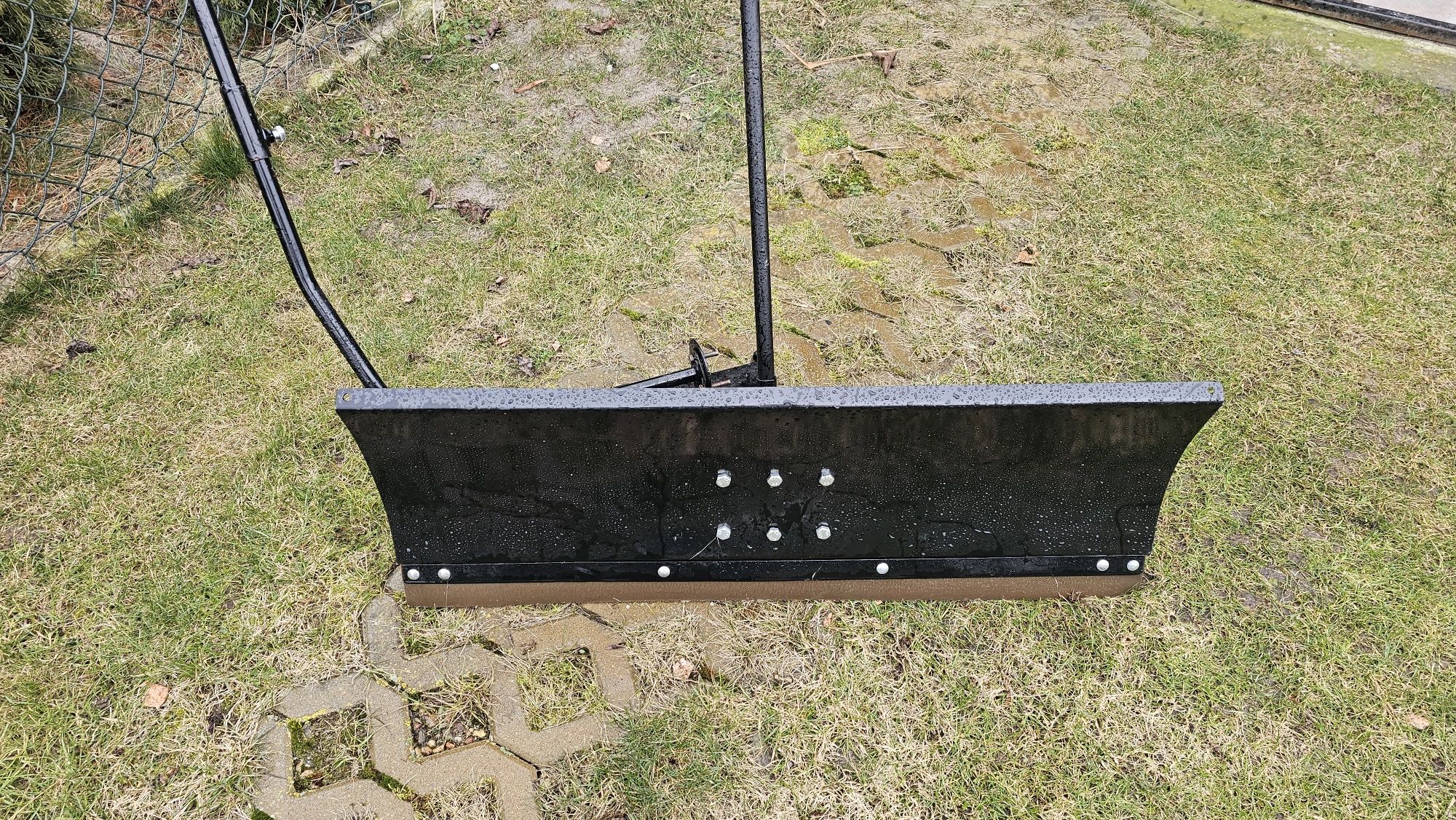 Pług 120 cm do traktorek kosiarka al-ko mocowanie łańcuchy koła