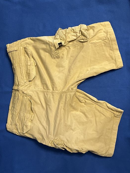 Spodnie bojówki krótkie szorty Alpha Industries CREW SHORT 33 piaskowe