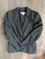 Unikatowa szara marynarka,r.S, Zara Basic