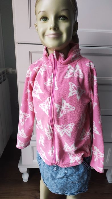SG SG Bluza polarowa 110 , 116  różowa bluza  110  , 116 polar dla dzi