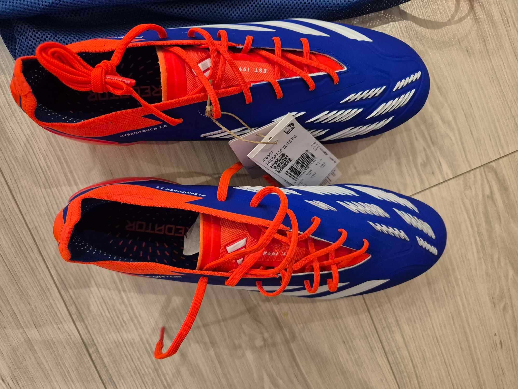 Profesjonalne korki Adidas Predator Elite FG If8867 rozmiar 45 1/3