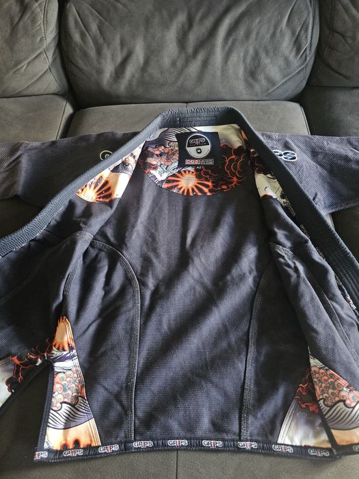 Kimono A2 BJJ GR1PS secret weapon 2.0 azul escuro.