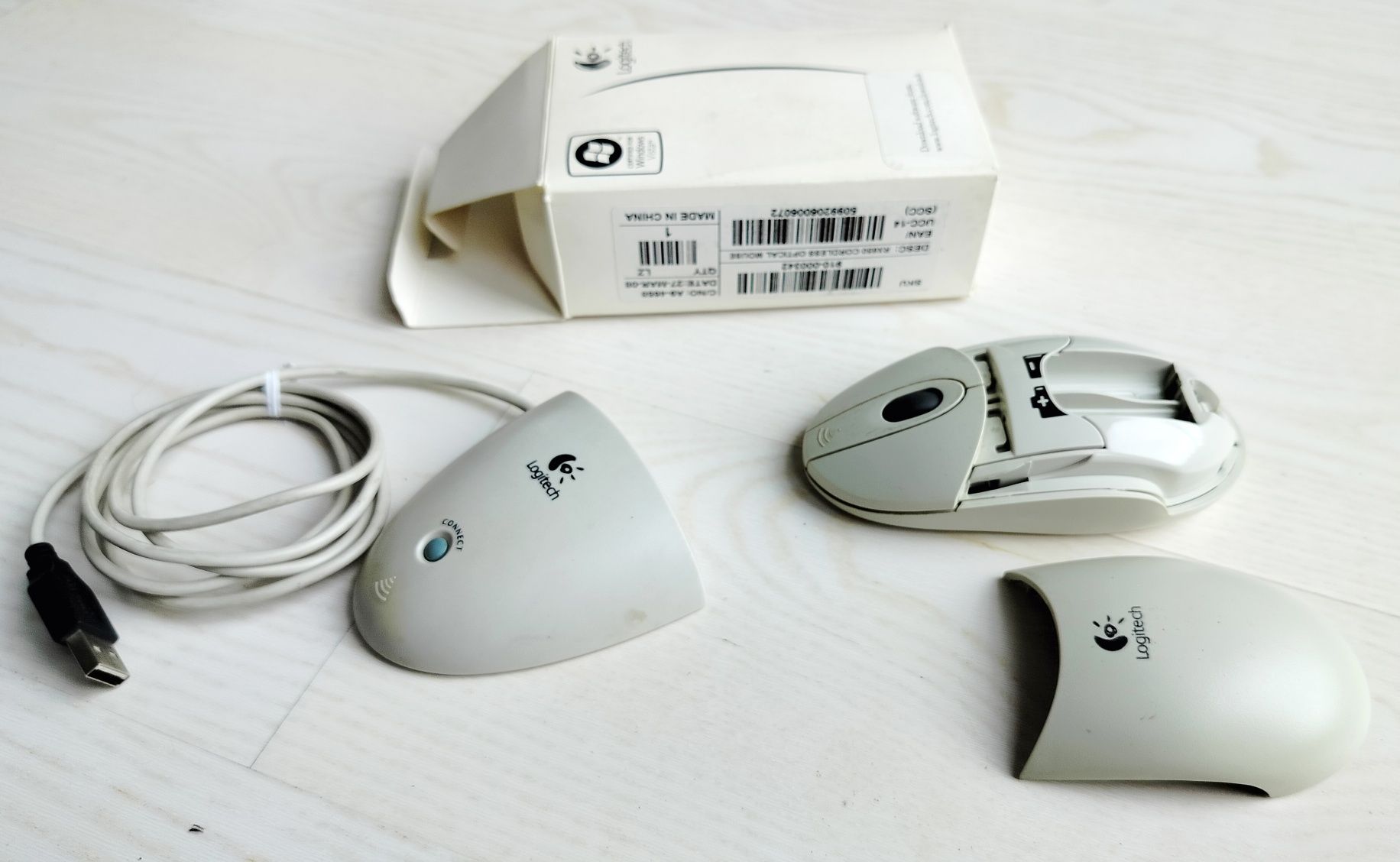 Mysz bezprzewodowa retro Logitech USB