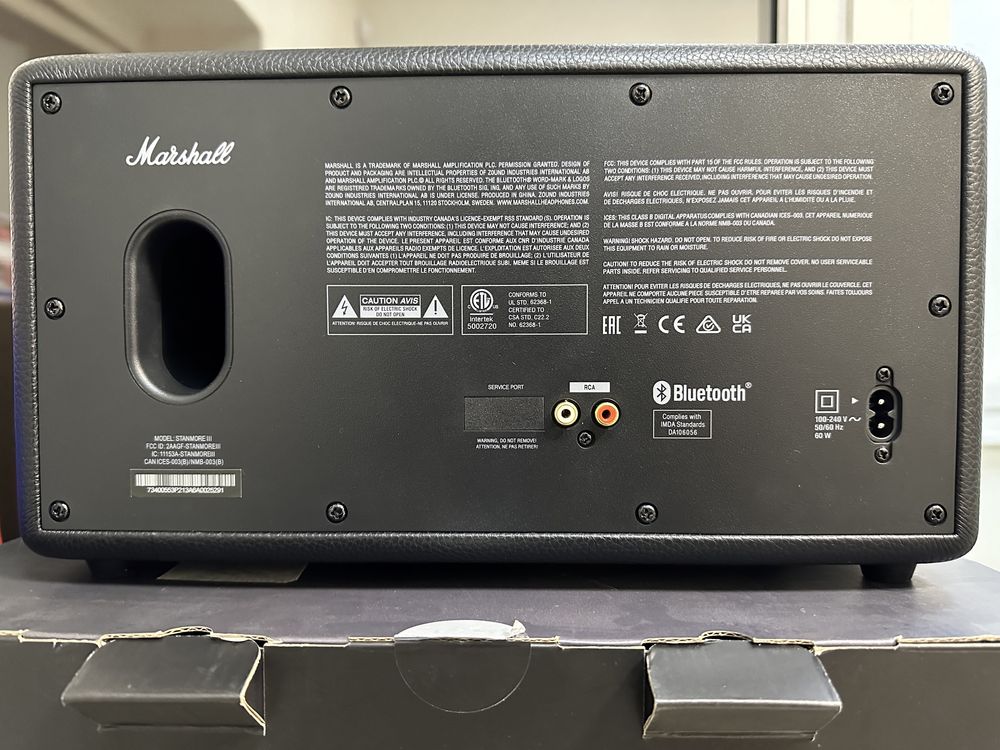 Акустическая система Marshall Stanmore III Bluetooth Black