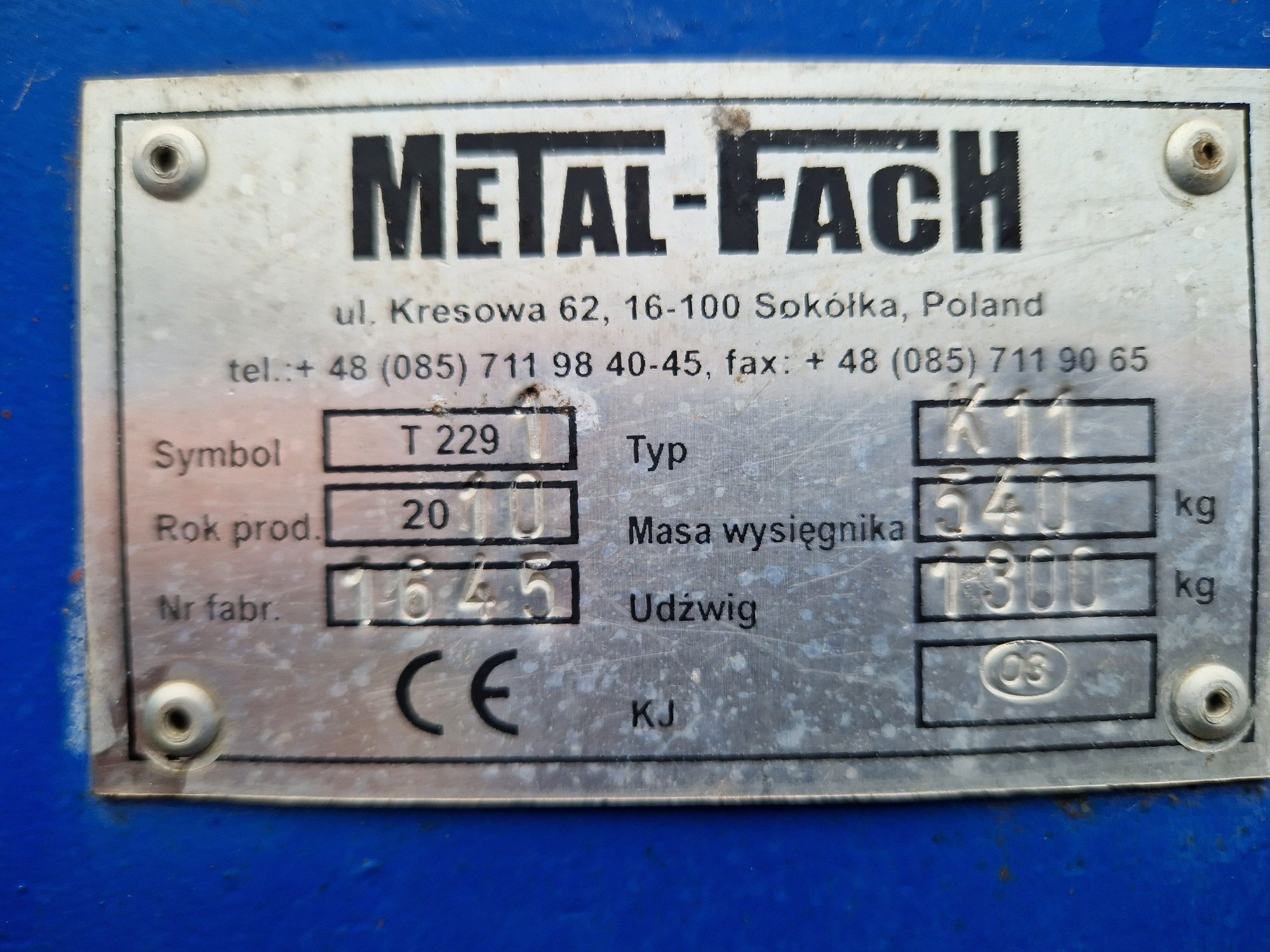 Ładowacz czołowy Metal-Fach New Holland