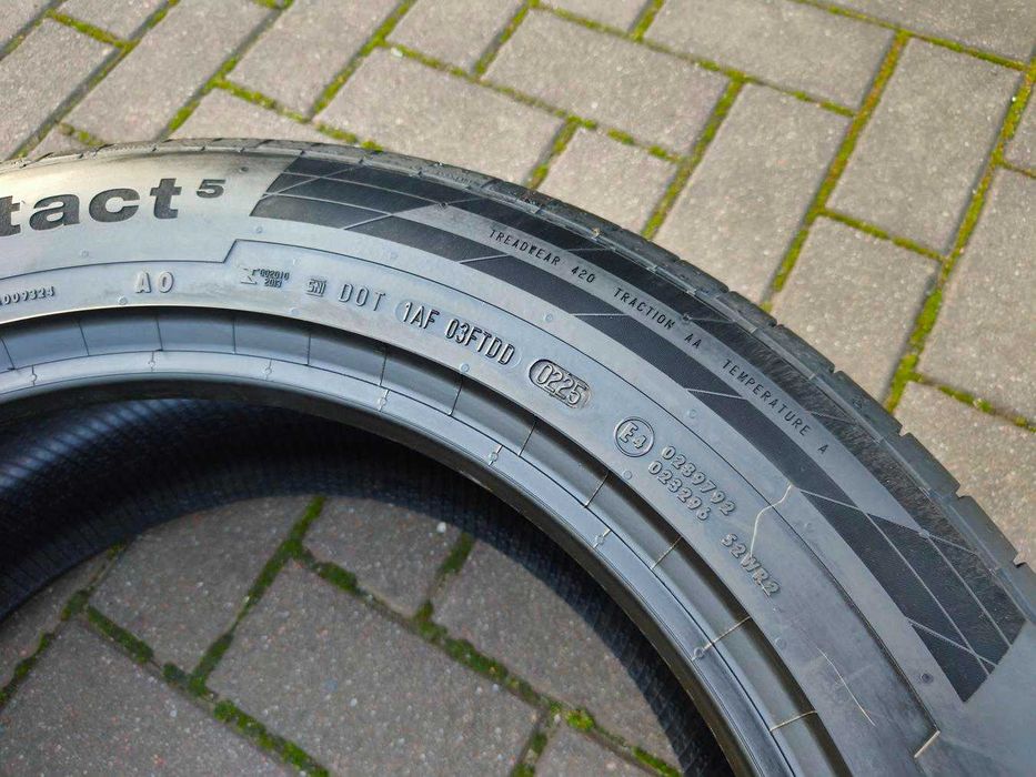 235/55 101W R19 CONTINENTAL CSC5 AO 8mm 2025r NOWE Letnie Opony 2szt